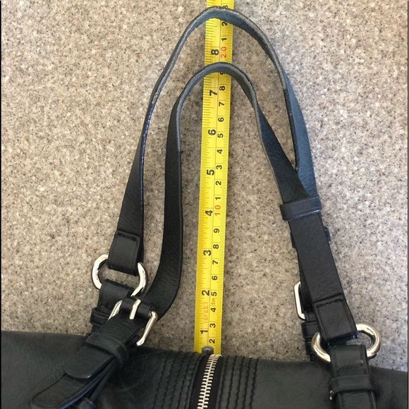 Rich black leather handbag - Picture 8 of 10